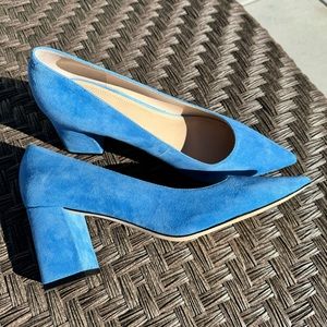 New! ✨Marc Fisher Light Blue Zala Block Heel - Size 9.5